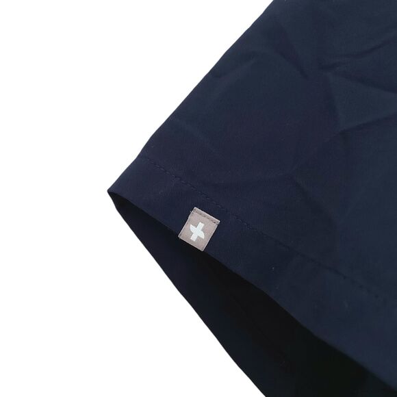 Figs Leon Three-Pocket Scrub Top Mens Large Navy Short Sleeve V-Neck FM1500 - Picture 7 of 11